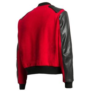 Venta al por mayor original Unisex Letterman chaquetas personalizadas de lana de cuero mangas béisbol Universidad cómodo de secado rápido y transpirable - Product Image 2