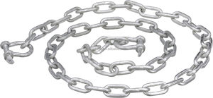 Cadena de Anclaje Galvanizada en Caliente DIN 766 BBB con Grillete de Bloqueo Antideslizante para Ancla de Barco - Product Image 3