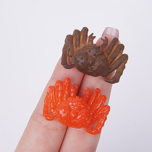 Miniature King <b>Crab</b> Artificial Aquarium Decoration, Miniature Food Toy DIY Seafood Miniature <b>Crab</b> - Product Image 3