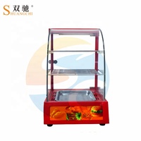 Vitrine commerciale en verre de la chine, chauffe-plat de Table, vitrine de réchauffement, Machine à Snack