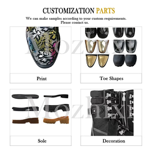 Scarpe Slip-on alla moda di marca Mozhixi Custom Brand Unisex scarpe comode per la casa stivali - Product Image 2