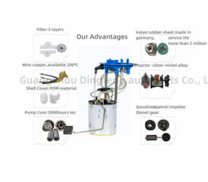 Универсальный циклоидальный топливный насос OE 31110-2E350 — компактный автомобильный топливный насос с высоким коэффициентом понижения давления - Product Image 3