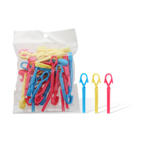 Pinzas de Posicionamiento Cruzado para Peinado, 10 cm, Colores Surtidos, Herramientas de Plástico para Salón, Uso Diario - Product Image 3