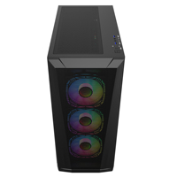Boîtier PC AntarcChill SPCC ATX Mid Tower avec panneau frontal en maille transparente visible pour le jeu, le bureau et l'usage quotidien – Stock disponible