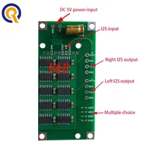 Carte de conversion de format DAC/I2S NOS, décodeur IIS I2S, conversion de données alignées à droite, prise en charge XMOS AMANERO USB