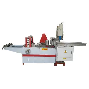 Fully automatic tissue paper Embossing machine napkins paper folding machine double table napkin making machine