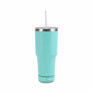 30oz Stainless Steel <b>Double</b> <b>Wall</b> Vacuum Insulated Leak-Proof Large Capacity Straw Dual Drinking Cup Car Portable Water Bottle - Product Image 3