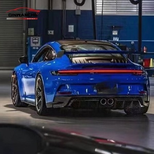 Pare-chocs avant et arrière de style GT3 de haute qualité pour voiture, capot et aileron en fibre de carbone pour <span class=keywords><strong>Porsche</strong></span> 911 (992) <span class=keywords><strong>997</strong></span> 922 - Product Image 4