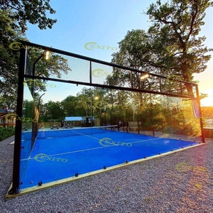 Pista de Pádel de Alto Estándar EXITO Tipo Panorámica <span class=keywords><strong>con</strong></span> Diseño Panorámico y Equipamiento Duradero - Product Image 4