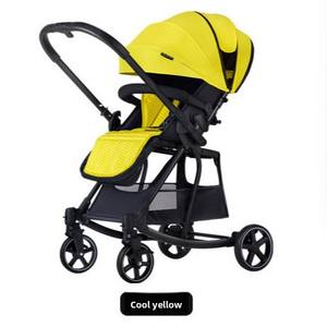 Cochecito de Bebé Metálico Bidireccional <span class=keywords><strong>Beibe</strong></span> V9, con Asiento Ajustable en Altura y Posición Recostada, Ligero y Plegable para Bebés y Niños - Product Image 2