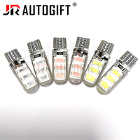 Ampoules LED OEM 24V/12V Flash Strobe Dome W5W 194 T10 Silicone 5730 6SMD 5630 Blanc Rouge Bleu Rose pour feux de stationnement de voiture