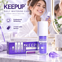 Dentifrice V34 violet personnalisé sous marque privée : Élimine les odeurs, rafraîchit l'haleine, nettoie la bouche avec dentifrice concentré