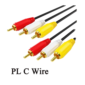 สายเคเบิล AV พิเศษ, สายเคเบิล AV เป็น RCA คอมโพสิต สำหรับโปแลนด์ โปรตุเกส สายวิดีโอเสียง HD สำหรับทีวี - Product Image 6