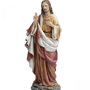 Jésus-Christ grandeur nature en fibre de verre et résine, hauteur 1,8 m, personnalisé pour collection d'art Malton38 - Product Image 1