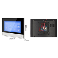 Sistema de Control de Acceso Biométrico Ante con Pantalla Táctil, RFID, Reconocimiento Facial e Intercomunicador