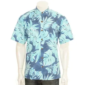 2024 Groothandel Aangepaste Kleur Groothandel Designer Turn-Down Kraag Strand Hawaiiaanse Shirts