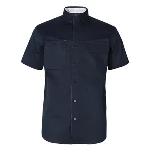 एफआर पुरुषों की शर्ट लौ Retardants काम कपड़े लघु आस्तीन कार्गो Workwear अग्निरोधक बहु जेब इलेक्ट्रिक वेल्डिंग पहनने