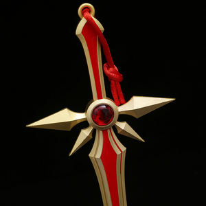Espada de Juguete Pequeña de Aleación de Zinc, Totalmente Metálica, Espada de Leona del <span class=keywords><strong>Amanecer</strong></span> Radiante de League of Legends, 30 cm, 210 g - Product Image 5
