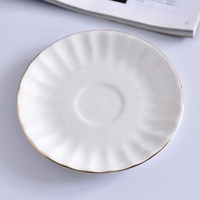 Service à thé en porcelaine blanche en forme de citrouille, fabrication chinoise, 8 pièces, avec 1 théière et 6 tasses