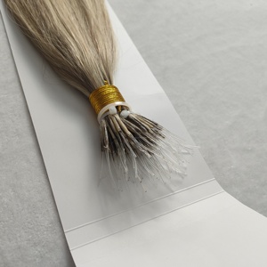 ต่อผมแท้รัสเซียเกรดพรีเมียม 100% แบบนาโน ดับเบิ้ลดรอน  พร้อมห่วงนาโนพลาสติกคุณภาพสูง ขายส่ง - Product Image 5