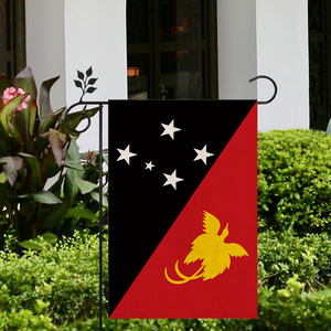 La décoration d'atmosphère unique de drapeau de jardin de cour de Papouasie-Nouvelle-Guinée peut être personnalisée 18*12 po - Product Image 3