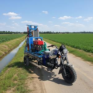 Hoog rendement draagbare 50 m 100 m 150 m 200 m motorfiets driewieler waterput boorinstallatie te koop - Product Image 1