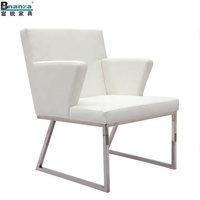 Meubles de bureau de luxe en cuir blanc, canapé, design, allemagne