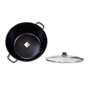 Grande marmite noire en aluminium moulé sous pression, grande marmite antiadhésive <span class=keywords><strong>40cm</strong></span> antiadhésive - Product Image 4