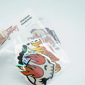 Passen Sie wasserdichte wieder verwendbare Easy Peel mehrfarbige coole Graffiti-Aufkleber packung kawaii Kinder Mini-Aufkleber packung mit Logo an