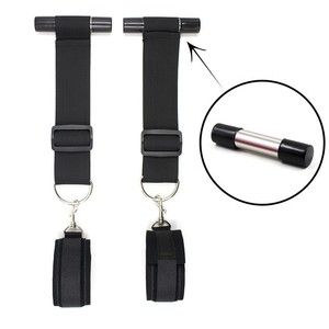 Juguetes sexuales transfronterizos: esposas de puerta, juguetes sexuales para adultos de bondage SM para puerta, esposas de puerta colgantes de tubo de acero BDSM, juegos de manos colgantes - Product Image 5