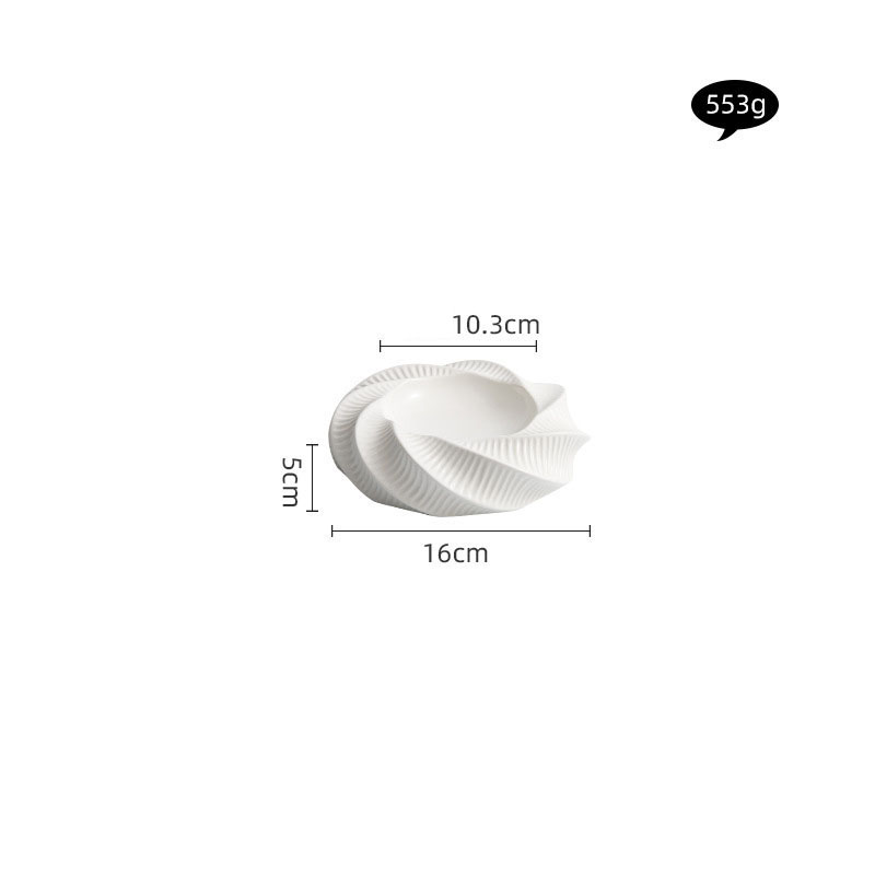 Blanc 6,5 pouces de haut