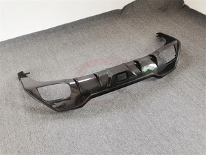 Lèvre de diffuseur de pare-chocs arrière universelle en fibre de carbone sèche style AC pour <span class=keywords><strong>BMW</strong></span> Série 8 G14 G15 2019-2023 kit de carrosserie de spoilers arrière de voiture - Product Image 6