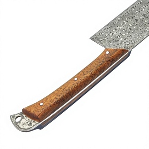 Couteau de chef, lame en acier inoxydable, manche en résine, étui en cuir, style traditionnel, 10-11,9 pouces, pour droitier, finition satinée. - Product Image 3