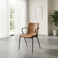 Ensemble de salle à manger en métal robuste, résistant à la rouille et aux intempéries, table et chaises pour restaurant commercial, hôtel, banquet, café