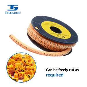 पीवीसी केबल मार्करों 2.6mm2-4.2mm2 पीले रंग केबल लेबल मार्कर केबल अक्षरांकीय मार्कर ट्यूब - Product Image 6