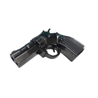 Clé USB haute vitesse USB2.0 USB3.0 en métal, modèle revolver, clé USB créative en forme de pistolet en alliage de zinc, prise en charge de l'impression de logo OEM
