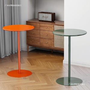<b>Small</b> <b>Round</b> <b>Tables</b> In White Black Yellow Gold Red Orange Blue Green For Tea Shops Dessert Cafes High Leg Coffee Dining Use - Product Image 3