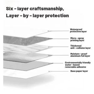 Papel Tapiz de <span class=keywords><strong>Vinilo</strong></span> Impermeable con Diseño de Mármol, Autoadhesivo, <span class=keywords><strong>Resistente</strong></span> al <span class=keywords><strong>Calor</strong></span> y al Aceite, para Gabinetes de <span class=keywords><strong>Cocina</strong></span> y Encimeras - Product Image 2