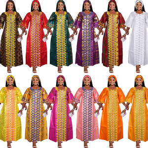 Nouvelle collection 2026 : Robes longues imprimées décontractées et respirantes pour femmes, style africain, vente en gros à prix réduit - Product Image 1