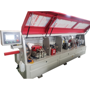 自動MDF <span class=keywords><strong>PVC</strong></span>合板エッジバンディングマシンエッジバンダー家具キャビネットドアMDF用プレミリングトリマー付き45度 - Product Image 6