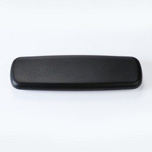 Reposabrazos de Cuero PU Negro, Juego de 2 Piezas Fijas con Giro de 360 Grados, Diseño Minimalista para Sillas de Juego - Product Image 1