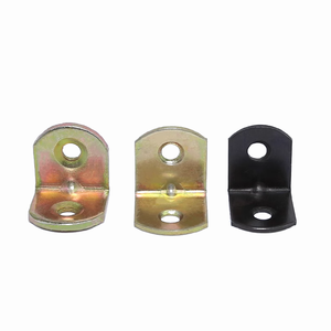 Bán buôn 90 độ góc Brace L hình dạng thép góc khung kim loại vàng kẽm mạ Góc góc khung cho đồ nội thấ<span class=keywords><strong>t</strong></span> - Product Image 2