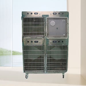 Caseta para Perros de Acero Inoxidable CH 304, Plegable, con Cerradura, Simple, Lujosa, Moderna, Resistente al Agua, de Plástico, para Uso en Interiores - Product Image 6