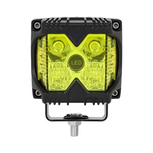 ไฟทำงาน LED คุณภาพสูง ขนาด 3 นิ้ว สีเหลือง สำหรับรถยนต์ 4x4 ไฟแฟลช ไฟสปอร์ตไลท์สำหรับขับขี่มอเตอร์ไซค์ ไฟเดย์ไลท์สำหรับรถจี๊ป - Product Image 1