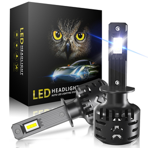 مصباح أمامي ليد جديد 12 فولت 24 فولت للسيارة الكل في واحد 16000LM W M4 مروحة ضباب سيارة H1 مصباح أمامي ليد للسيارة - Product Image 1