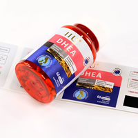 Etiquetas Adhesivas Impresas Personalizadas - Etiquetas de Vinilo Impermeables para Botellas de Suplementos con Logotipo Personalizado e Información Nutricional