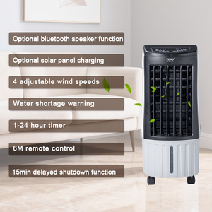 Enfriador de Aire Evaporativo Portátil para el Hogar, con Bluetooth y Carga Solar, 12V CC, de Fábrica Verificada - Product Image 3