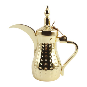 High Quality Mirror Polished <b>Silver</b> Gold Arabic Dallah Kettle Luxury Ramadan Gift Stainless Steel <b>Tea</b> Coffee Pot - Product Image 6