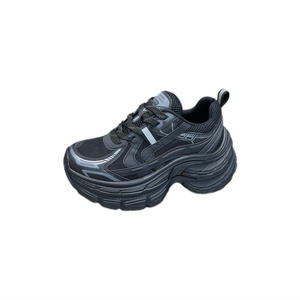 Zapatillas Chunky Estilo París 2026 para Mujer, Suela Gruesa con Aumento de Altura, Microfibra y Malla Transpirable, Ligeras, para Otoño - Product Image 3