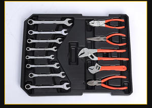 Ensemble d'outils de quincaillerie, clé à cliquet, douille, clé à molette, jeu de <span class=keywords><strong>tournevis</strong></span> en acier, ensemble d'outils multifonctionnels, boîte à outils - Product Image 4